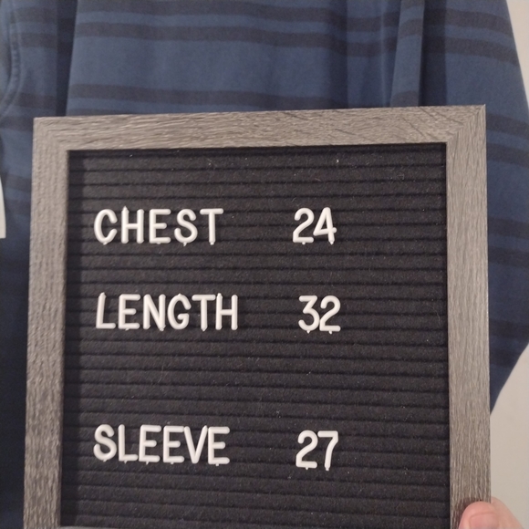 World Island - Blue & Black - Horizontal Striped - Long Sleeve Polo Men's XL NWT - Picture 11 of 11